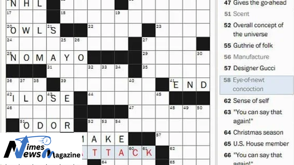 washington post crossword