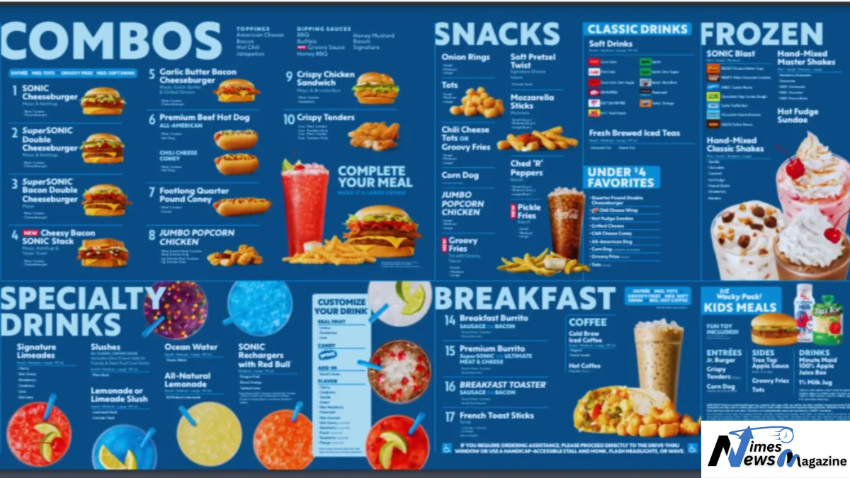 Sonic Menu